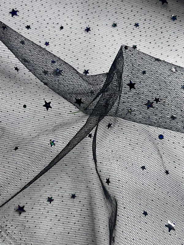 TULL ESCARCHADO ESTRELLA